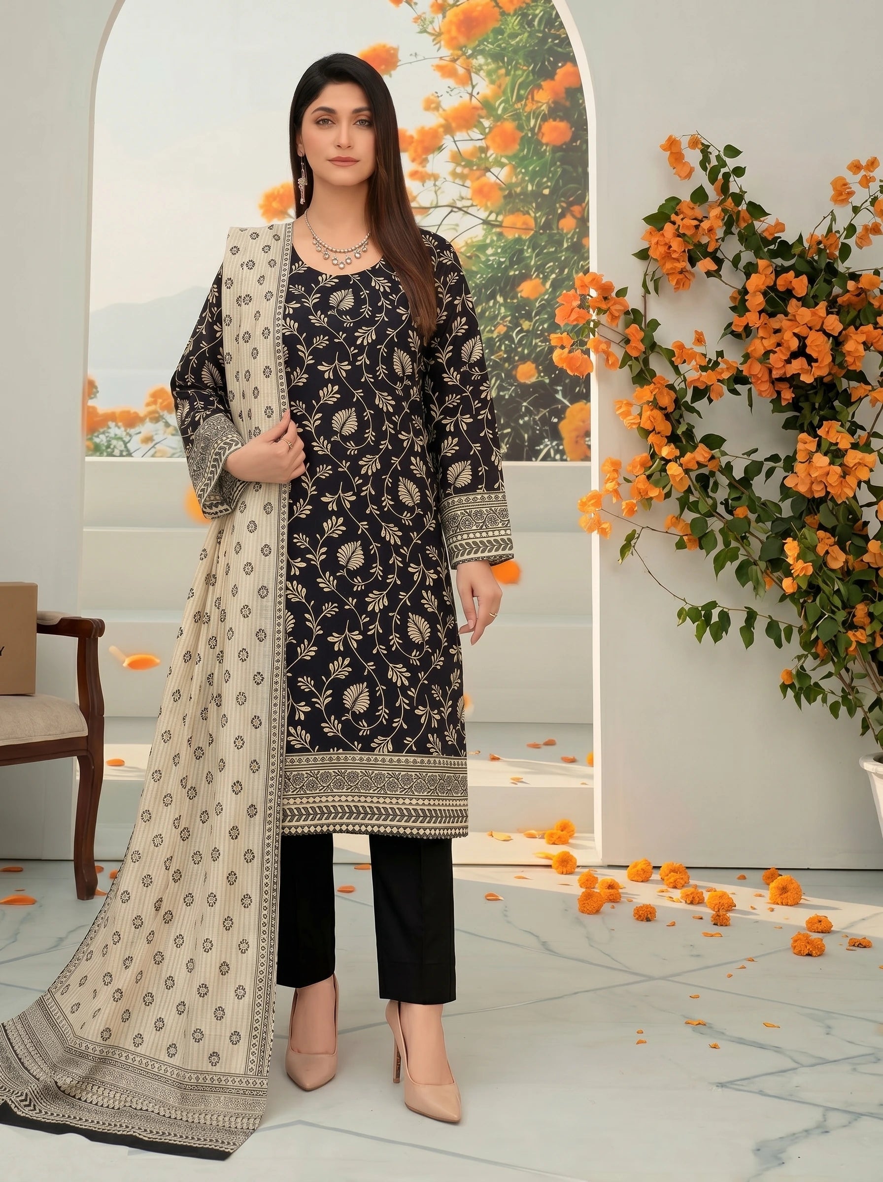 Premium Lawn Digital Print 3PC Suit