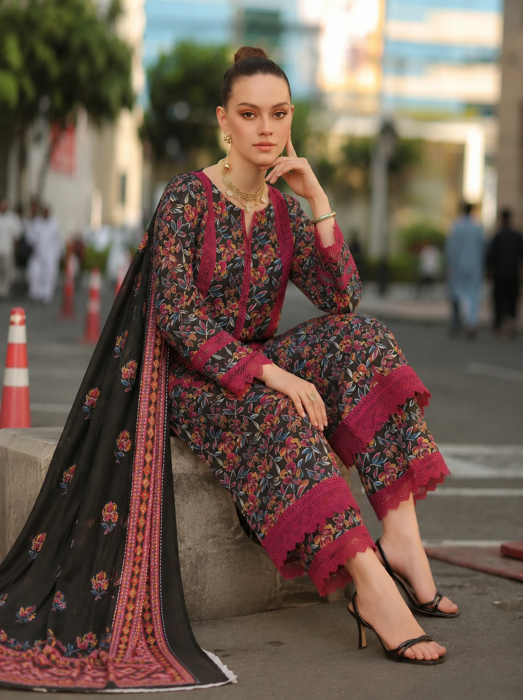 Premium Printed Lawn 3PC Suit