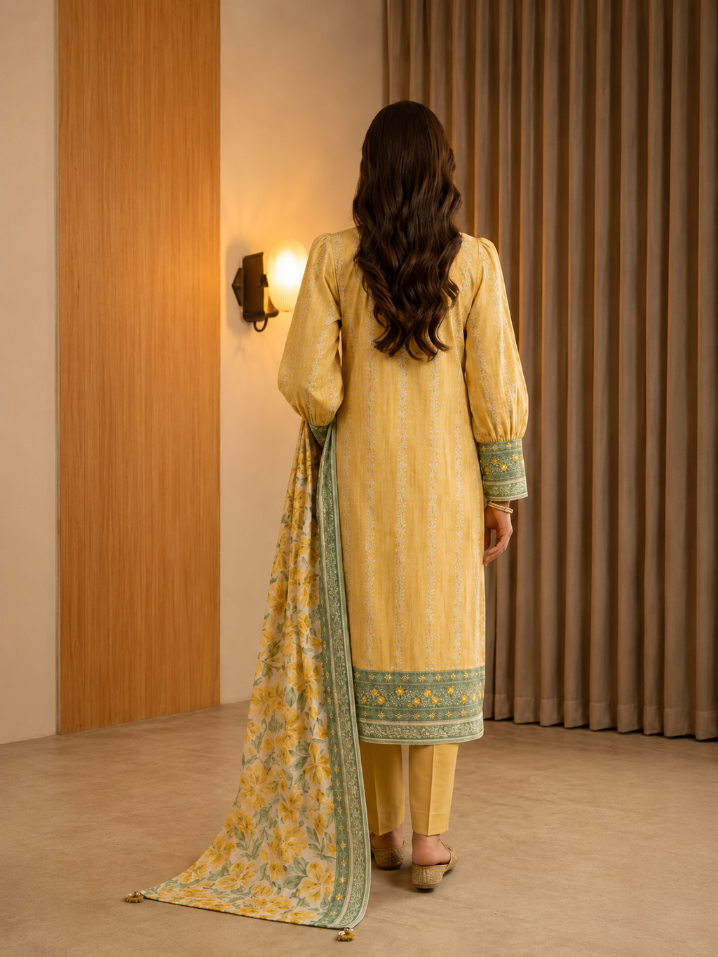 Luxury Digital Print Lawn 3PC Suit