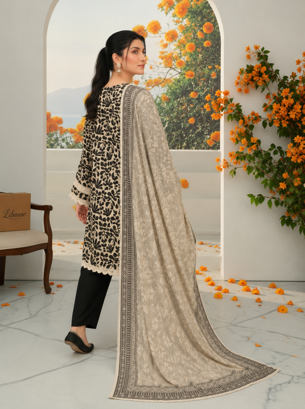 Premium Lawn Digital Print 3PC Suit