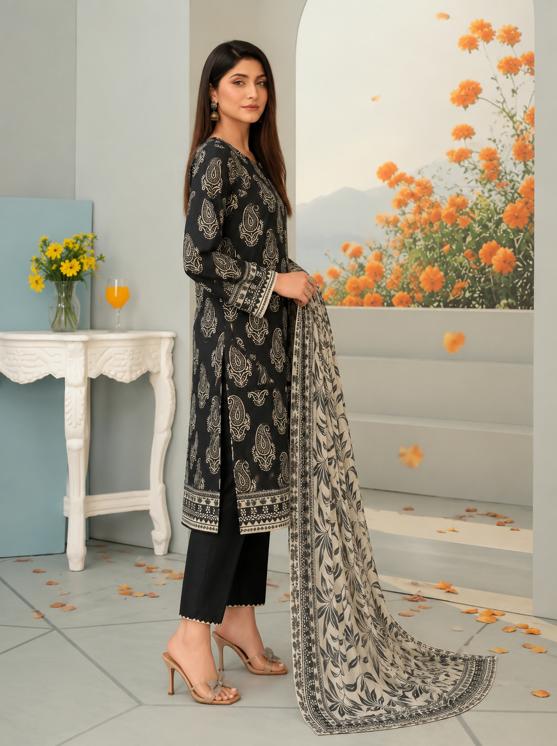 Lawn Digital Print 3PC Suit