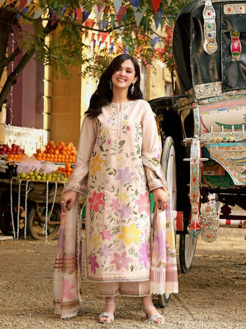 Airjet Heavy Embriodeed lawn - Libaaso
