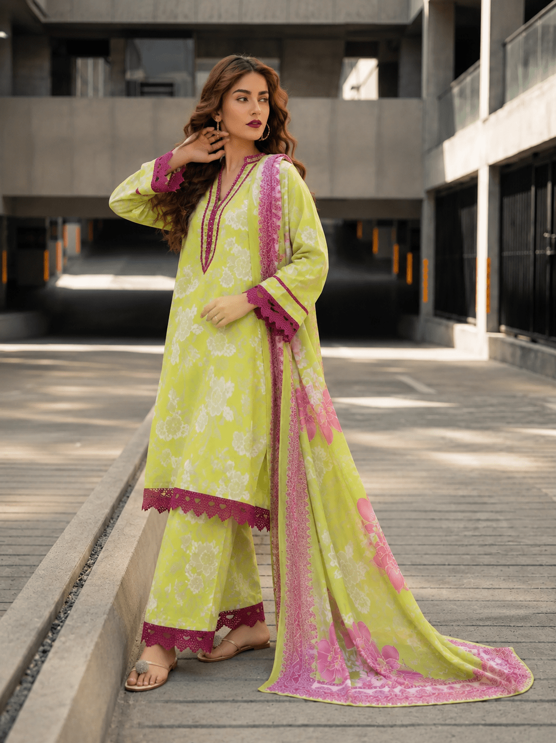 Airjet Printed Lawn Collection - Libaaso