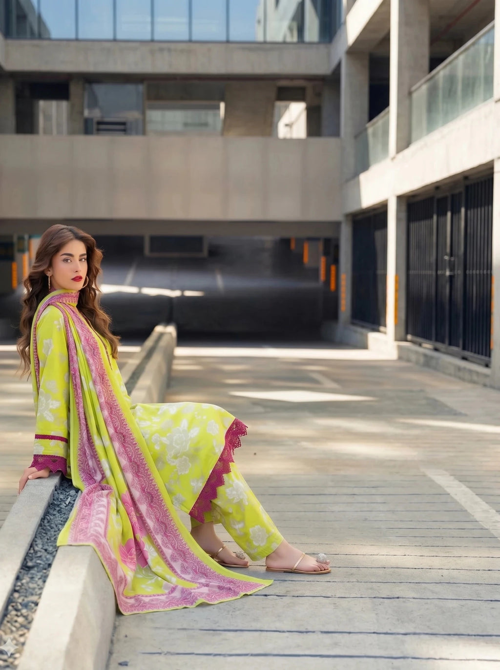 Airjet Printed Lawn Collection - Libaaso