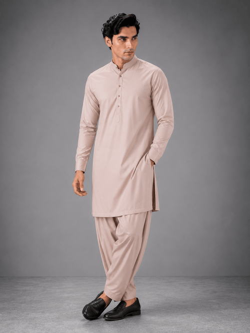 Elegant American Cotton Unstitched Suit - Libaaso