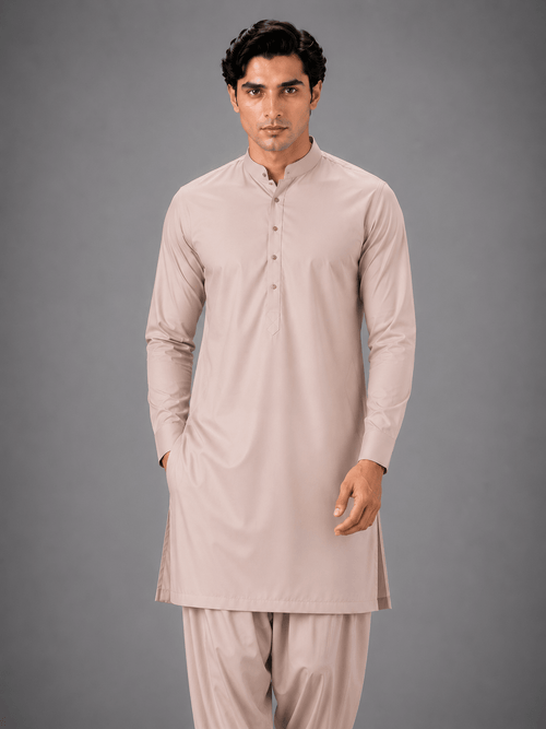 Elegant American Cotton Unstitched Suit - Libaaso