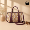 Elegant Printed Shoulder Handbag - Libaaso