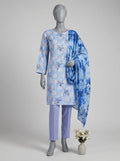 Premium 90/70 Printed Lawn 3PC Suit - Libaaso