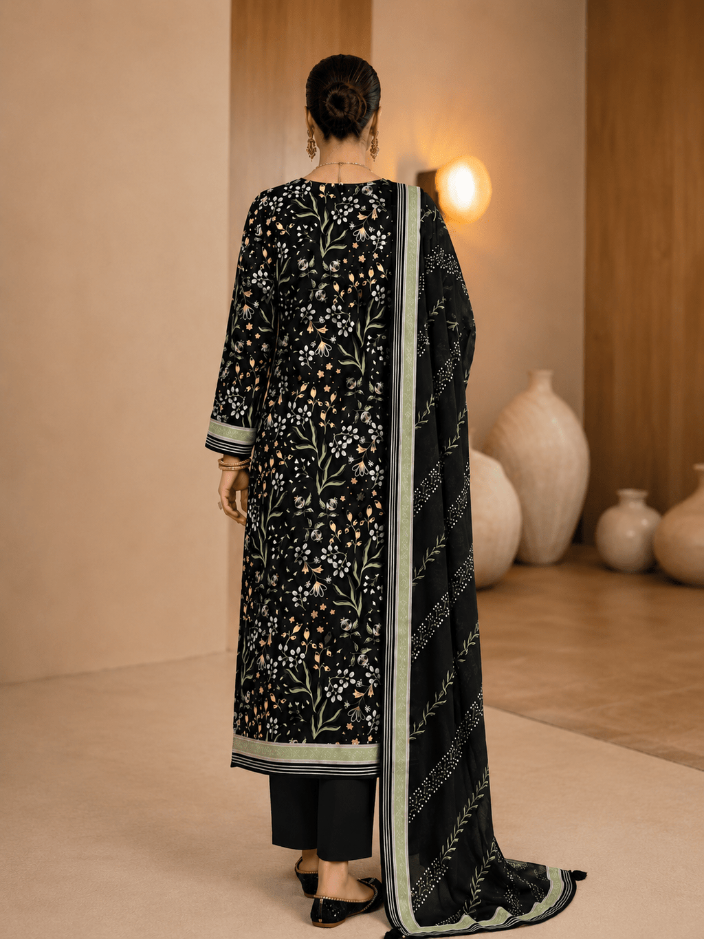 Premium Airjet Lawn Printed Suit - Libaaso