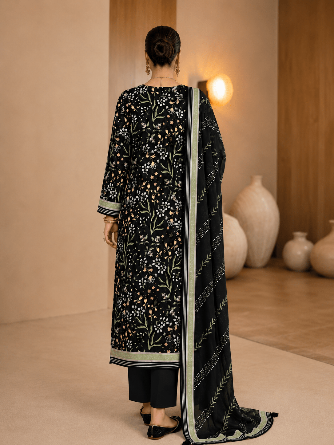 Premium Airjet Lawn Printed Suit - Libaaso
