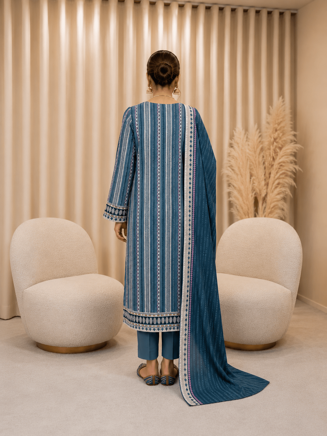 Premium Printed Summer Lawn Suit - Libaaso