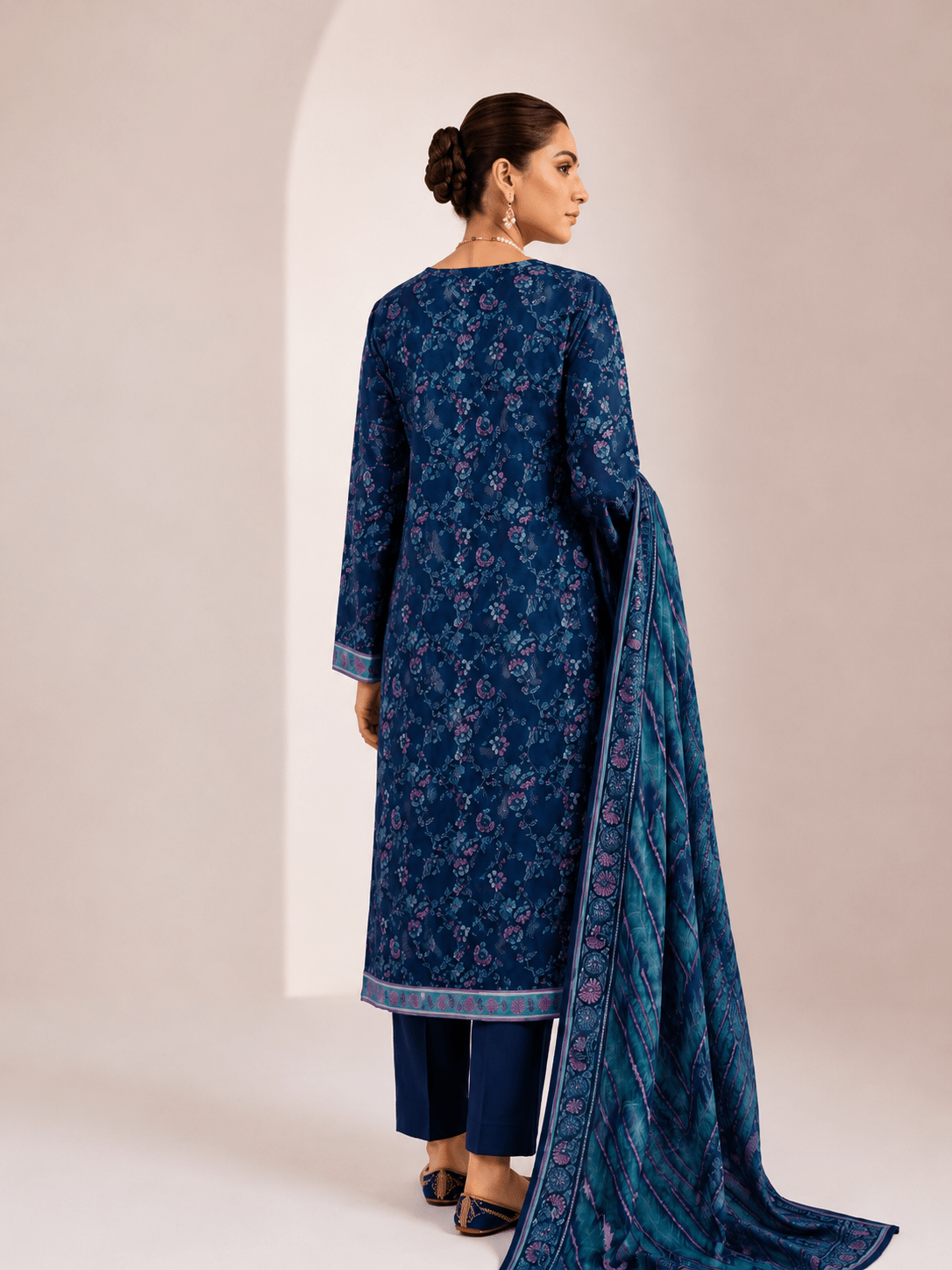Premium Summer Lawn 3PC Suit - Libaaso