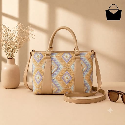 Printed Women's Shoulder Bag - Libaaso
