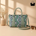 Stylish Printed Ladies Handbag - Libaaso