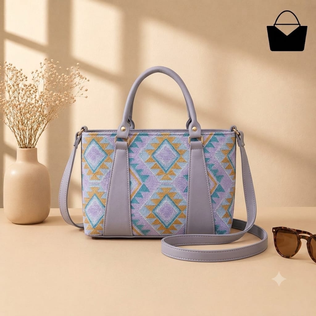 Trendy Printed Hand & Shoulder Bag - Libaaso